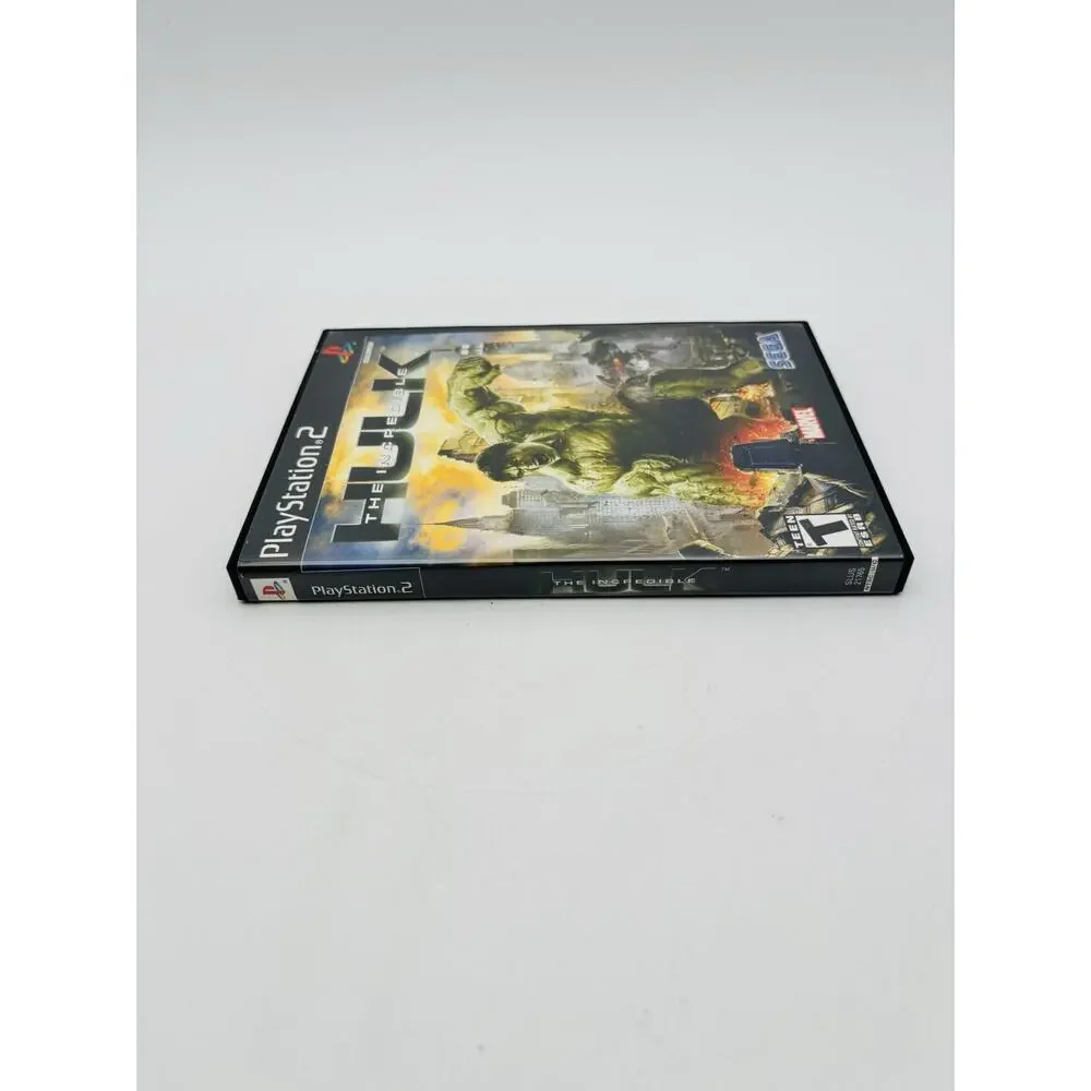 The Incredible Hulk PS2 (Sony Playstation 2, 2008) - CIB Complete Tested Works